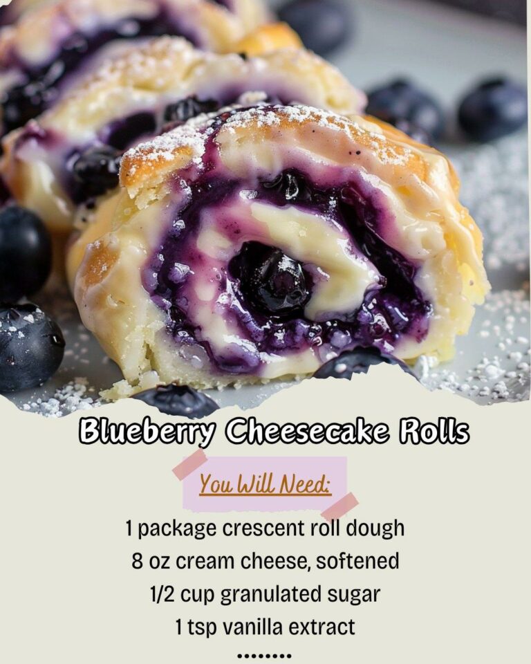 👉Blueberry CheesecakeRolls