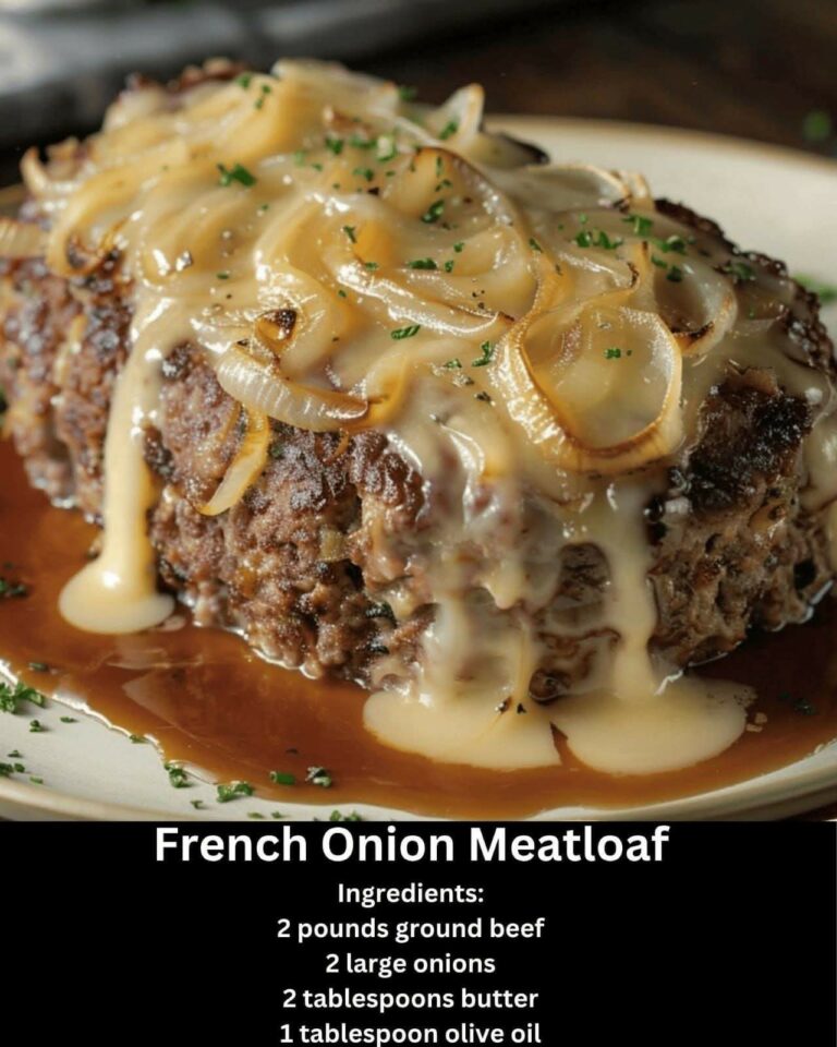 Savory French Onion-Inspired Meatloaf