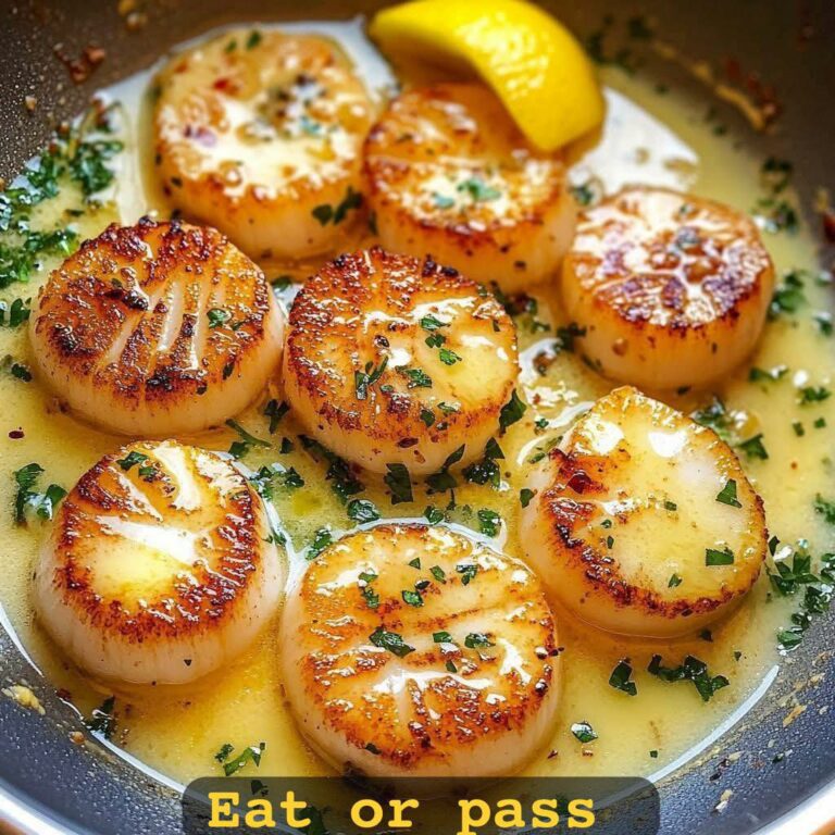 Garlic Butter Baked Scallops