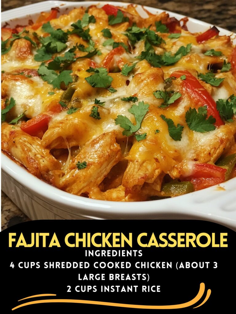 👉FajitaChickenCasserole