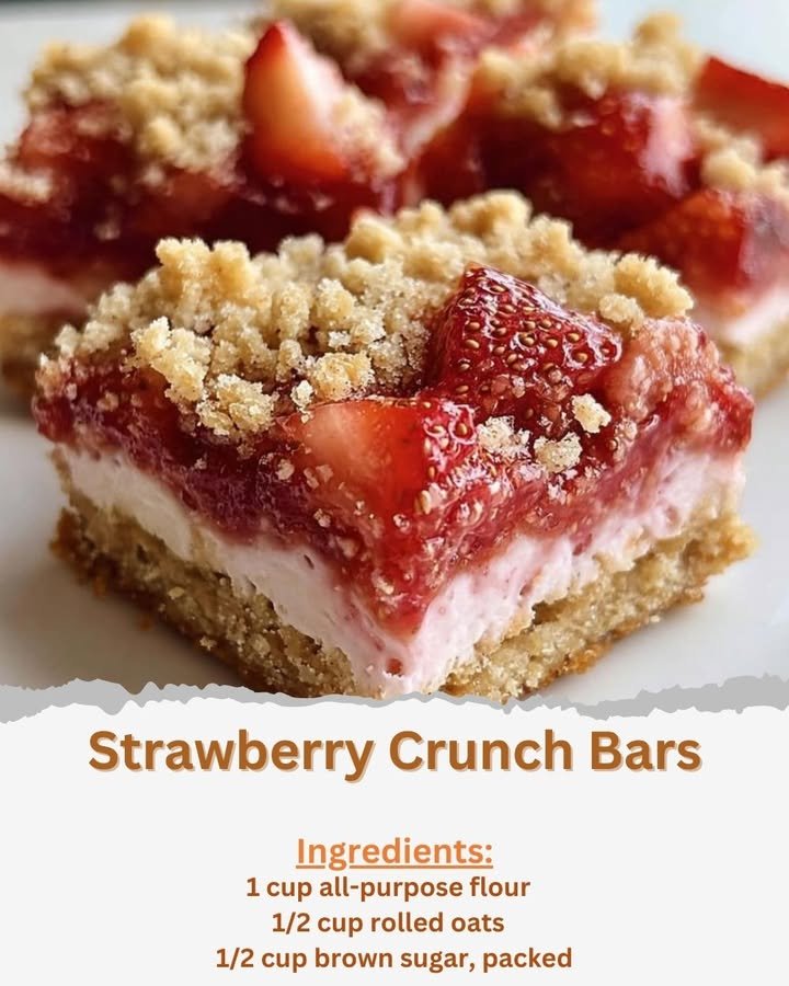 Strawberry Crunch Bars