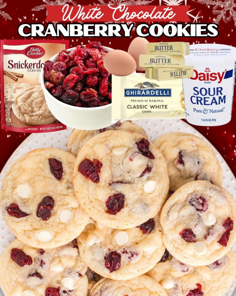 White Chocolate Cranberry Cookies