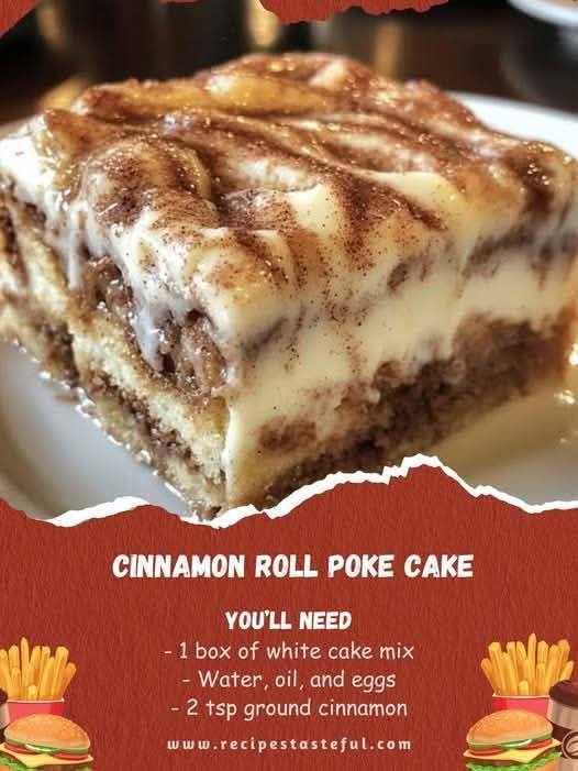 Cinnamon Roll Cake Recipe