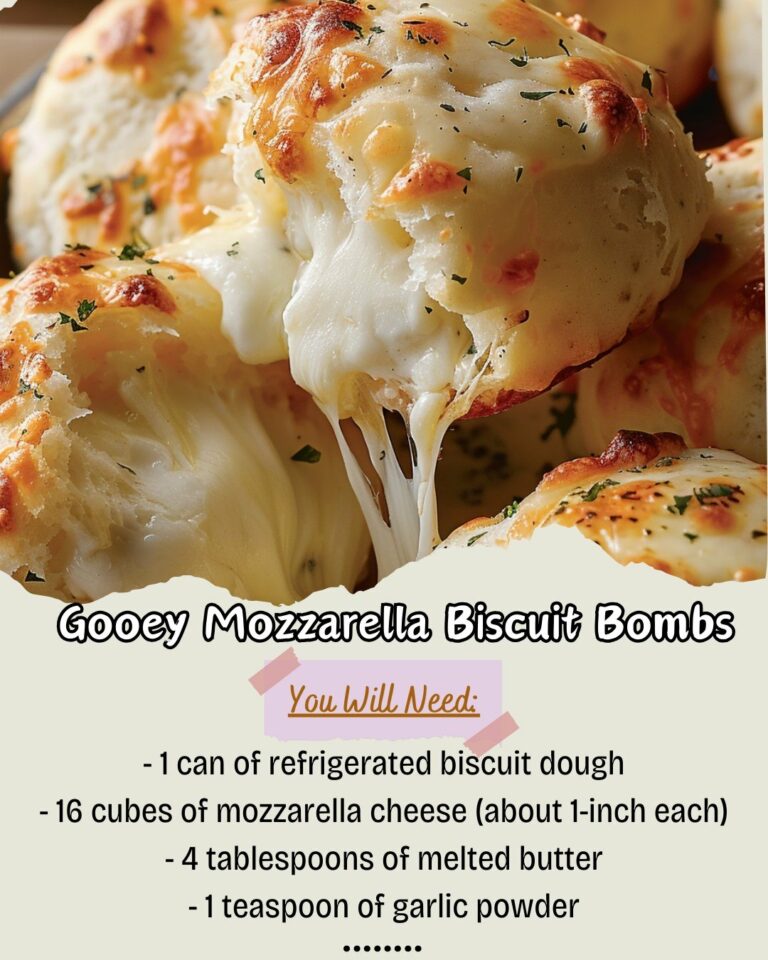 Gooey Mozzarella Biscuit Bombs