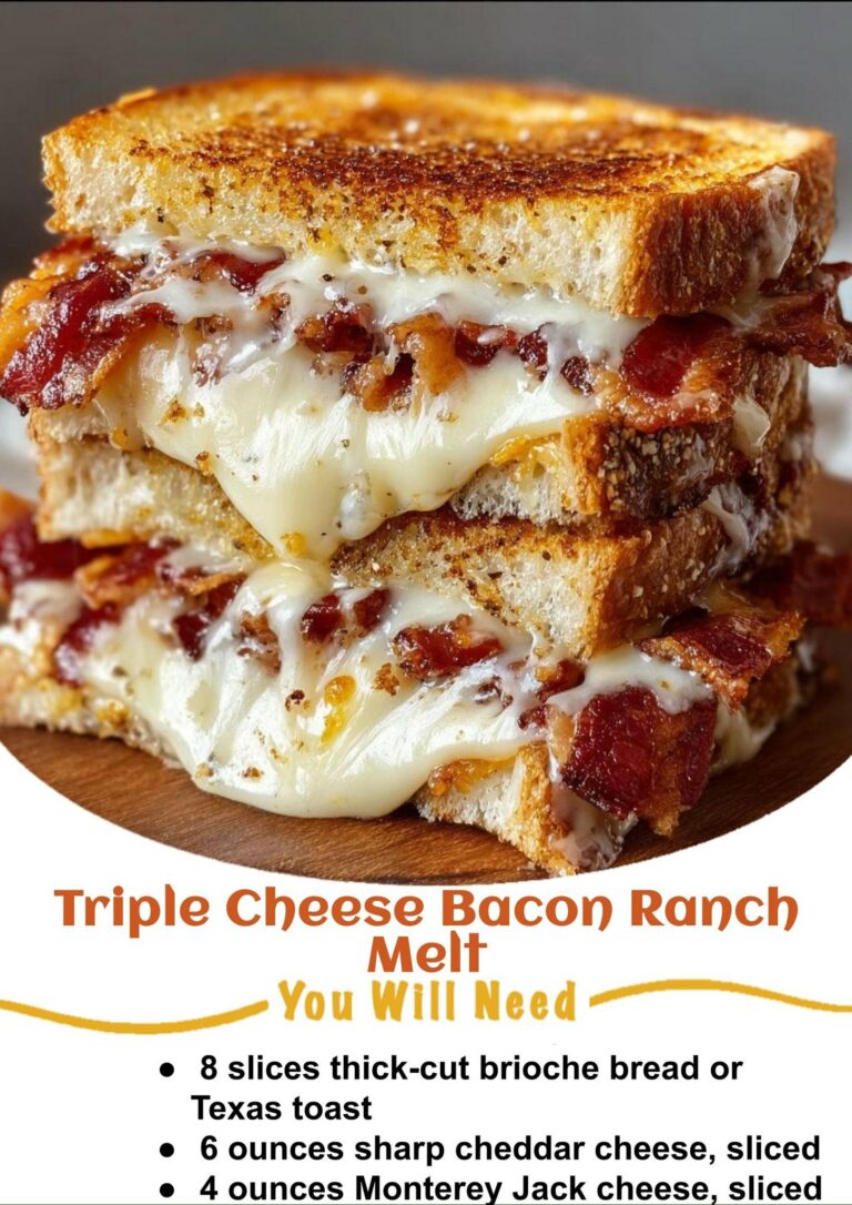 Triple Cheese Bacon Ranch Melt