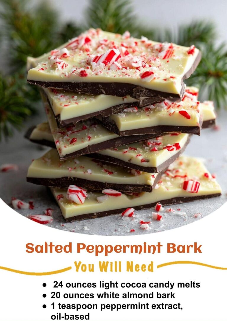 Salted Peppermint Bark Candy