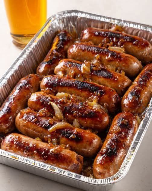 Oven-Baked Honey Garlic Sausages