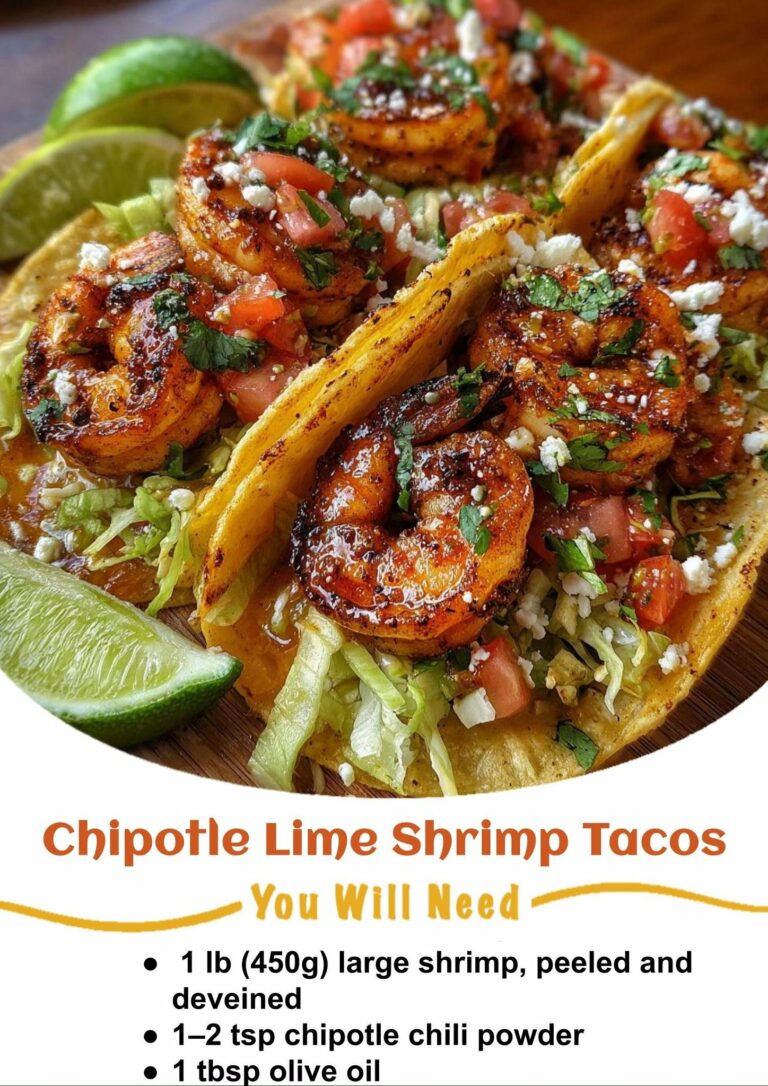 Chipotle Lime Shrimp Tacos