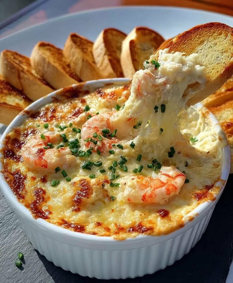 Cheesy Shrimp & Crab Bake Dip