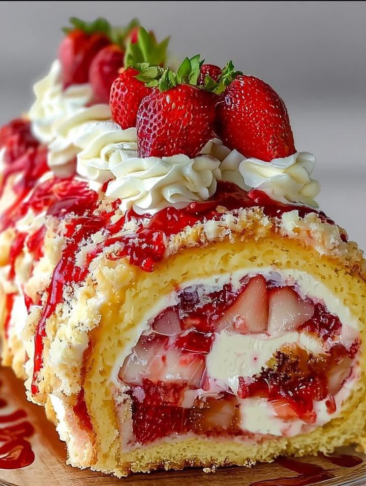 Strawberry Shortcake Cheesecake