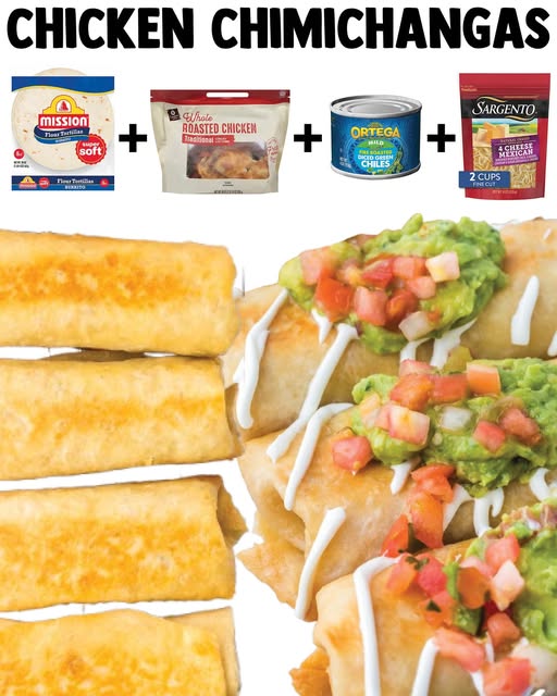Chicken Chimichangas