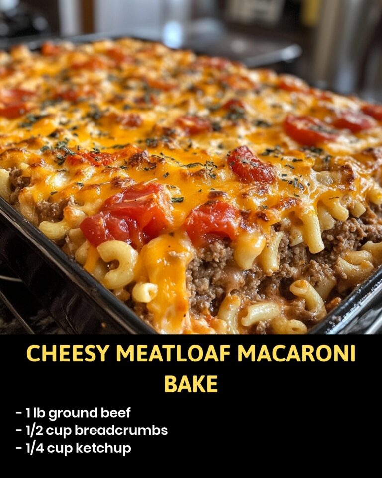 👉CheesyMeatloaf MacaroniBake