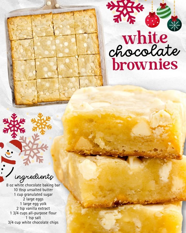 White Chocolate Brownies