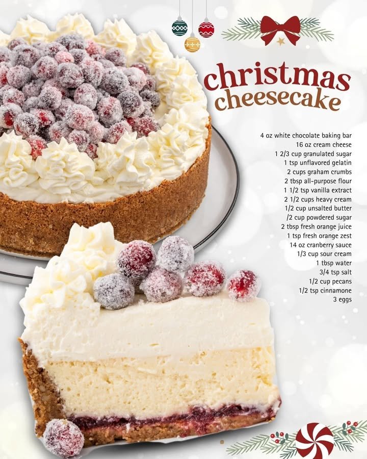 Christmas Cheesecake
