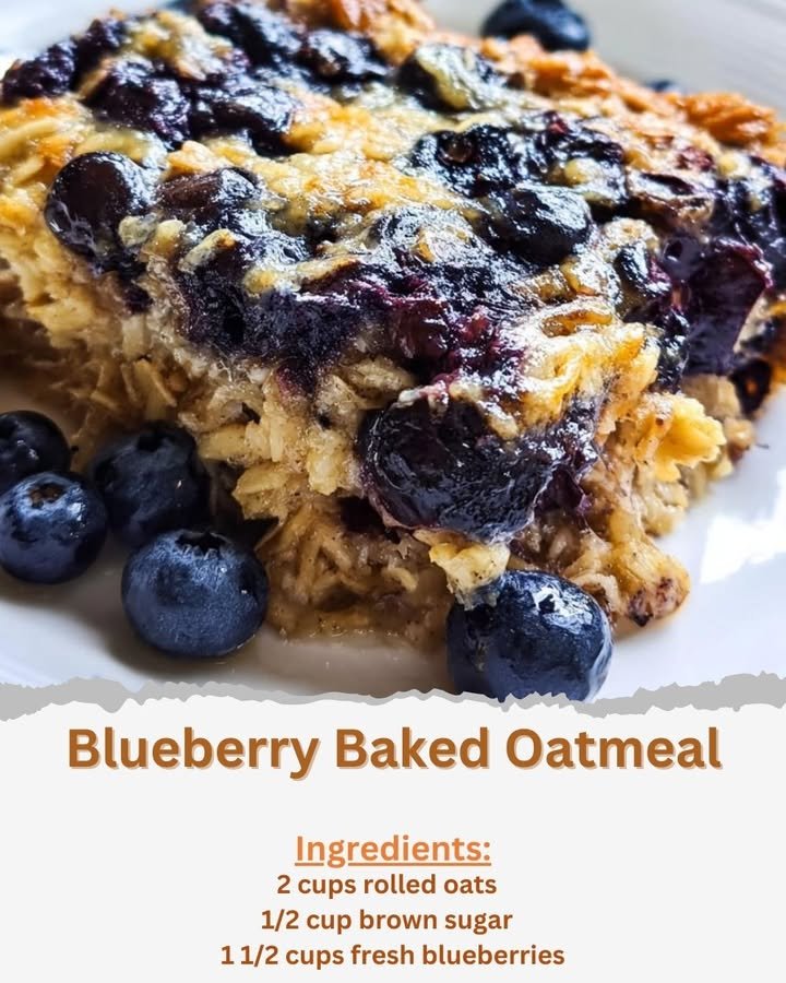 Blueberry Baked Oatmeal