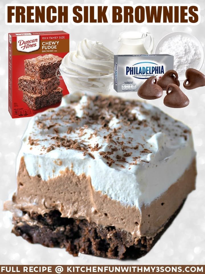 French Silk Brownies