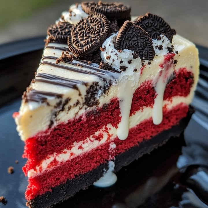 Oreo Red Velvet Cheesecake