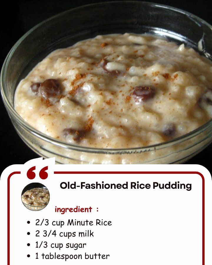 Old-Fashioned Rice Pudding