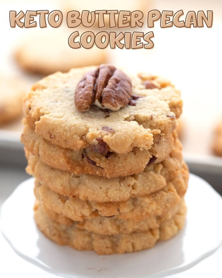 Keto Butter Pecan Cookies