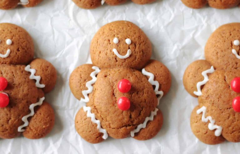 CHUBBY GINGERBREAD MAN COOKIES
