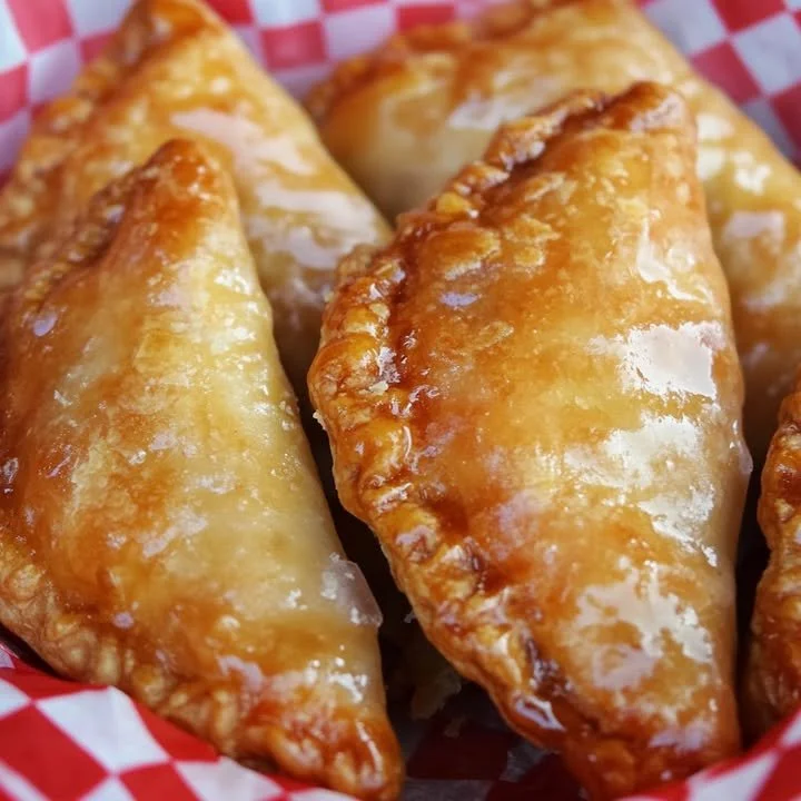 Crispy fried apple hand pies with flaky crust and delicious apple filling