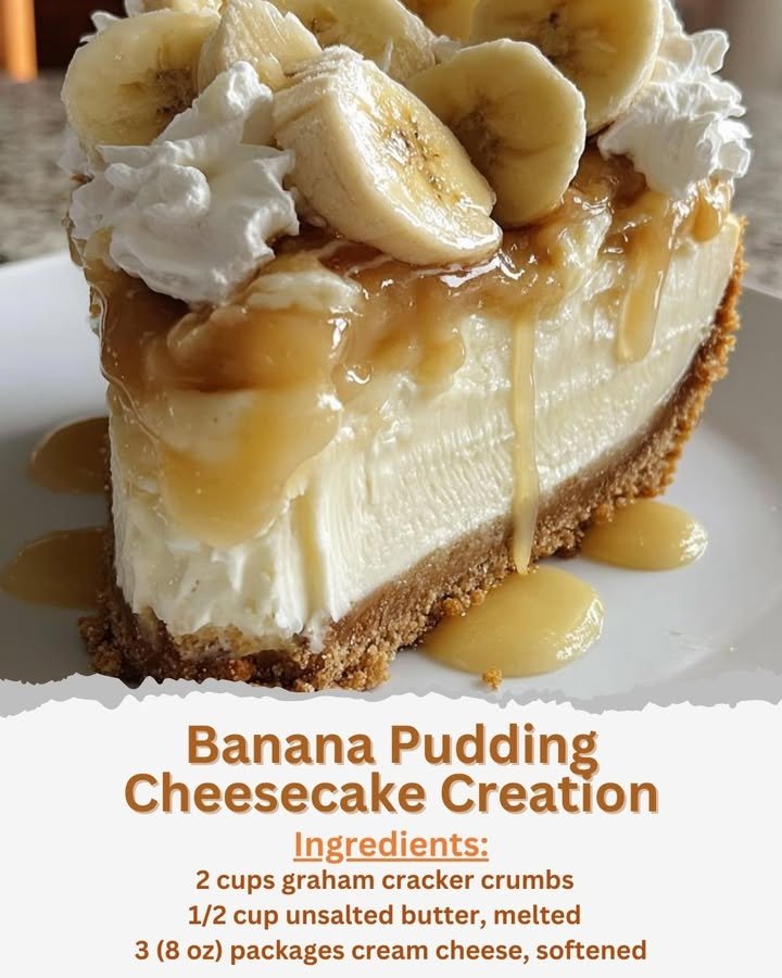 Banana Pudding Cheesecake Creation