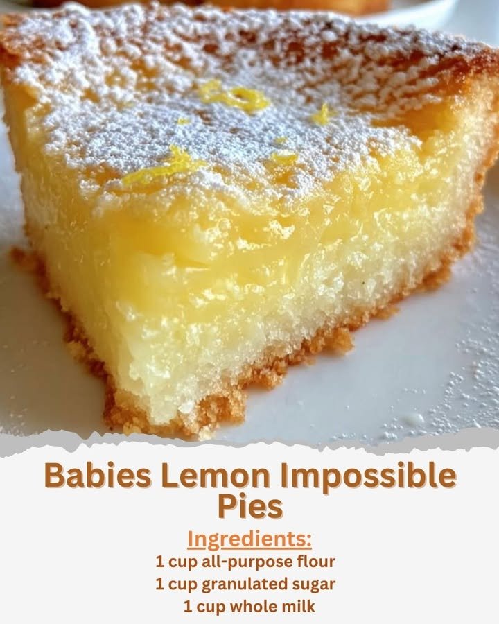 Babies Lemon Impossible Pies