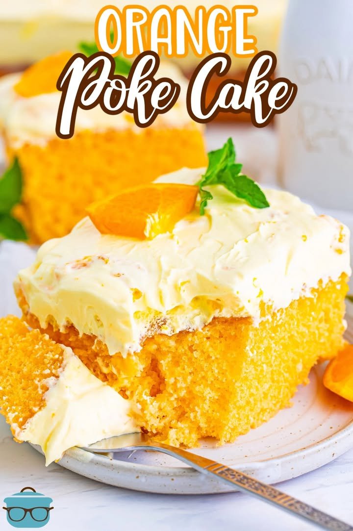 Orange Poke Cake