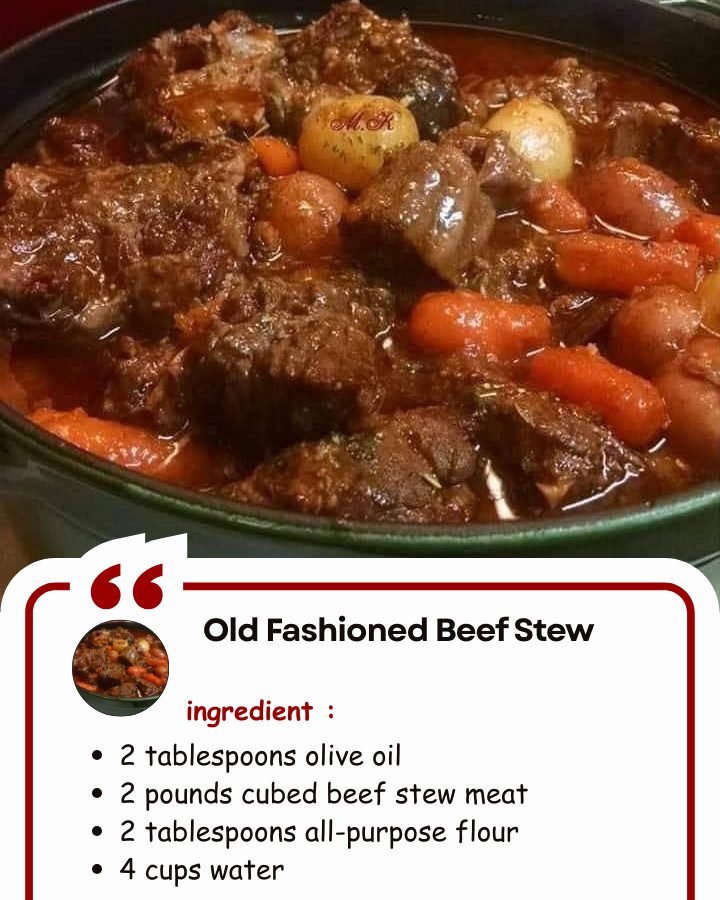 Old Fashioned Beef Stew