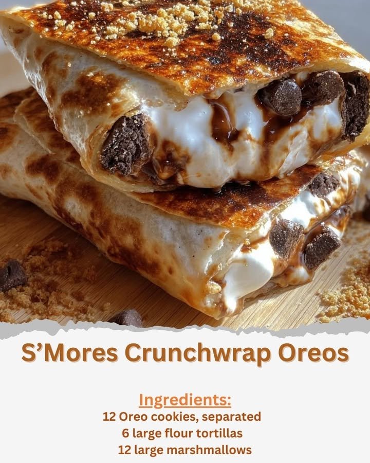 S’Mores Crunchwrap Oreos
