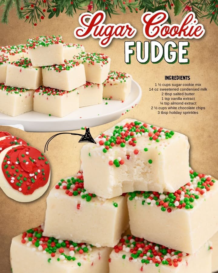 Sugar Cookie Fudge