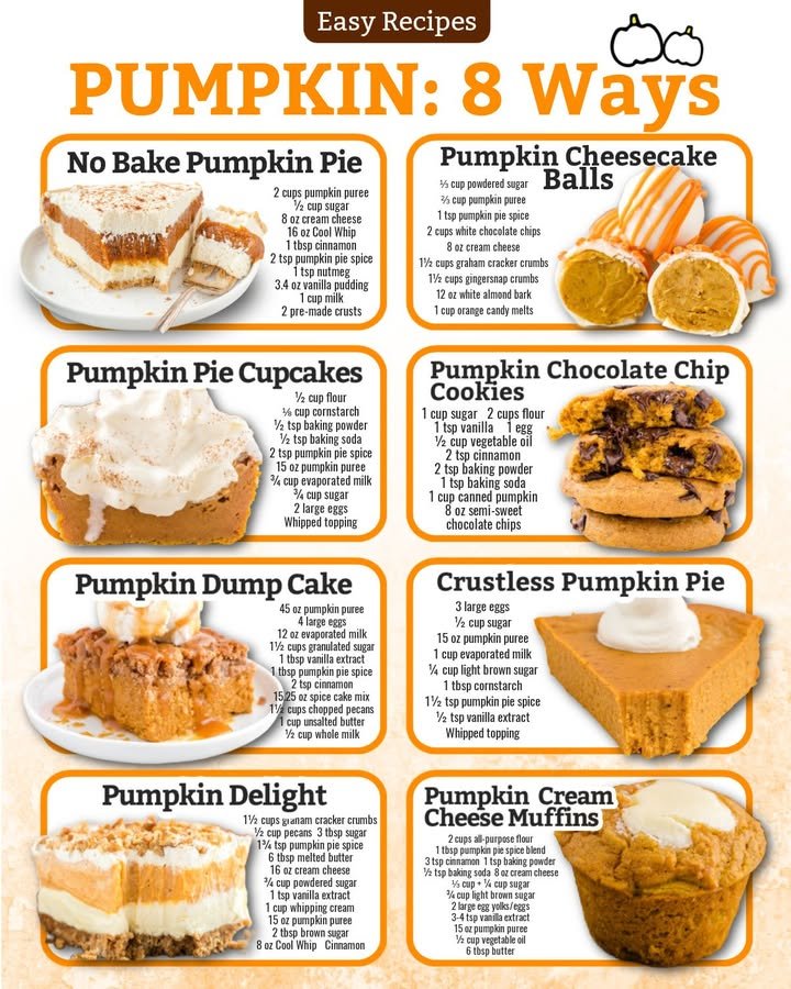Pumpkin Lovers, This One’s for You — 8 Irresistible Ideas